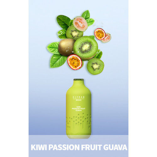 Электронная сигарета Эльф Бар 3000 затяжек Киви Маракуйя Гуава (Elf Bar BB3000 Kiwi Passion Fruit Guava)